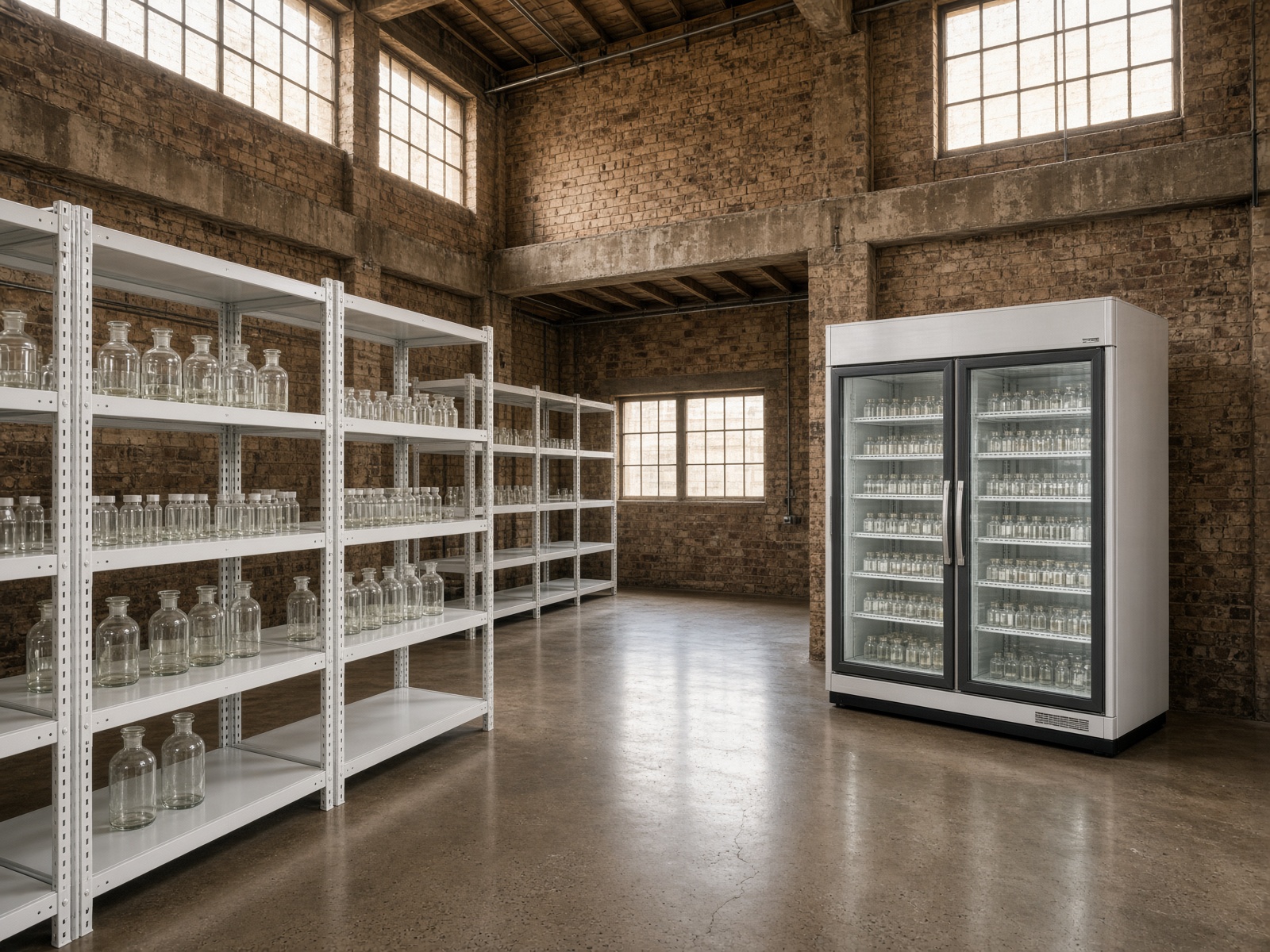 Climate-controlled laboratory storage